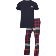 Gant Tartan Flannel T-shirt Pyjama Set Evening