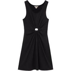 Rayon Dresses Children's Clothing Girl's Cut-Out Draped Dress