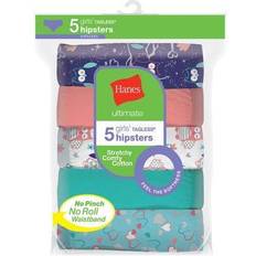 Hanes Girl's Cotton Stretch Hipsters 5-pack - Assorted 1