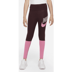 Nike Kids' Sportswear Colorblock Leggings Black/White Black/