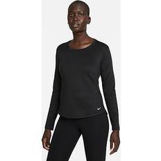 Nike Women's Therma-FIT One Long-Sleeve Top Black/White