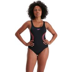 Speedo Womens Placement Muscleback Swimsuit One Piece Swimsuits