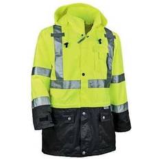 Front Rain Jacket,Lime,Medium