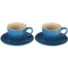 Le Creuset Cups & Mugs Le Creuset Cappuccino and Saucers Cup