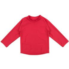 Girls UV Shirts Children's Clothing Leveret Long Sleeve Rash Guard - Red