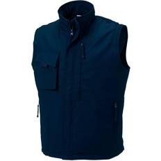 Russell Athletic Mens Workwear Gilet Jacket (Black)