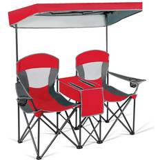 Costway Camping Furniture Costway Goplus Portable Folding Camping Canopy Chairs