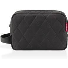 Herren Kulturbeutel Reisenthel Cosmeticpouch M Rhombus Black Toiletry Bag for Cosmetics, Charging Cables and Personal Items, Rhombus Black, M, Toiletry Bag in Unisex Look