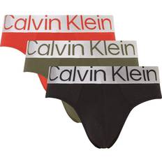 Calvin Klein Briefs - Herren Unterhosen Calvin Klein Steel Cotton Briefs 3-pack
