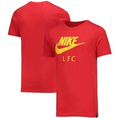 Nike Youth Liverpool Futura Crest Swoosh T-shirt - Rush Red/Chrome Yellow (DD9748-612)
