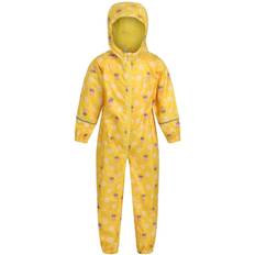 Glidelås Regnbukser Regatta Childrens/kids Pobble Peppa Pig Floral Waterproof Puddle Suit (maize Yellow)