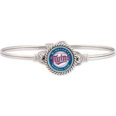 Luca + Danni Women's Minnesota Twins Bangle Bracelet - Silver/Multicolour