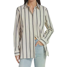 Theory Striped Layered Bustier Shirt - Multi