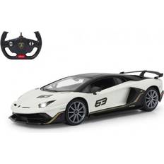 Jamara 405172 Lamborghini Aventador SVJ 1:14 2.4GHz-Officially Licensed, up to 1 Hour Driving time at Approx. 11 km/h, Perfectly replicated Details, Workmanship, White