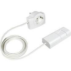 Ehmann 2160c0709 Pull dimmer switch Suitable for light bulbs: LED bulb, Energy saving bulb, Halogen lamp, Light bulb White