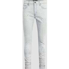 Hudson Zack Side-Zip Skinny Jeans Confetti