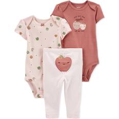 Carter's Baby Apple Little Character Set 3pc - Pink
