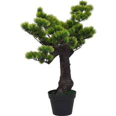 vidaXL Artificial Pinus Bonsai with Pot 70 cm Green Green Juletre