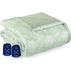 Textiles Micro Flannel Electric Heated Blankets Green (256.54x228.6)