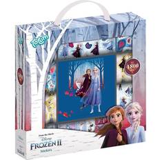 Disney Aufkleber Disney Large Frozen II Sticker Box with Over 1100 Stickers on 12 Rolls with Anna & Elsa Designs Ideal for Scrapbooking and Crafts