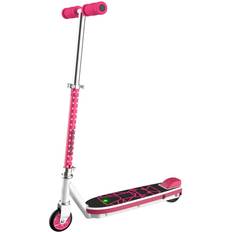 Kick Scooters Swagtron Swagger SK1 Children's Kick-Start Electric Scooter, 6.2mph Speed, Pink