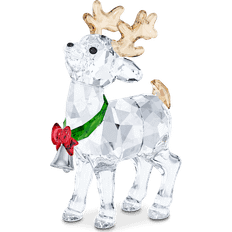 Swarovski Crystal Reindeer, Clear Crystal with features of Coloured Crystal, from the Joyful Ornaments Collection Dekofigur