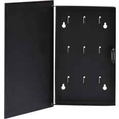 VidaXL Storage Boxes vidaXL Key Box with Magnetic Board Black 30x20x5.5 cm Storage Box