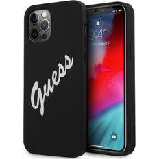 Hardcase Silicone Vintage Case for GUHCP12LLSVSBW iPhone 12 Pro Max 6.7 Inches Black and White