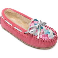 Pink Moccasins Minnetonka Girls' Cassie Slippers