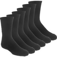 Under Armour Kid's Training Cotton Crew Socks 6-pack - Black