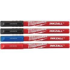 Milwaukee INKZALL Ultra Fine Point Color Pens, 4 Pack