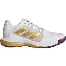 Adidas Women Gym & Training Shoes adidas Crazyflight W - Cloud White/Gold Metallic/Cloud White