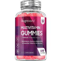 WeightWorld Multivitamin Gummies Natural Ingredients And Strawberry Flavor 120 Stk.