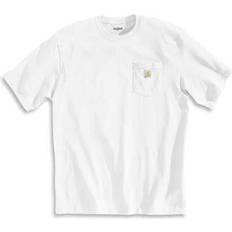 Carhartt Men T-shirts & Tank Tops Carhartt Loose Fit Heavyweight Short-Sleeve Pocket T-Shirt - White