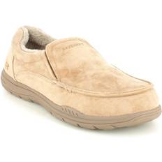 Slippers & Sandals Skechers Men's Relaxed Fit: Expected X Larmen Slippers, Tan, 11.0 Tan 11.0