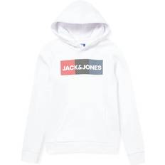 Weiß Hoodies Jack & Jones Corp Logo Hoodie
