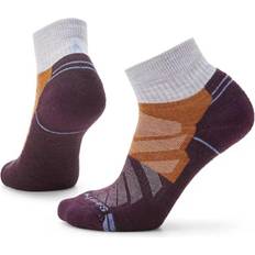 Smartwool Women's Hike Light Cushion Color Block Pattern Ankle Socks in Eclipse Eclipse