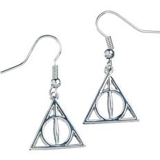 Metall Øredobber Harry Potter Deathly Hallows Earrings - Silver