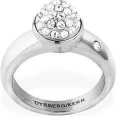 Grå Ringer Dyrberg/Kern Calm SS Crystal One Ringe hos Magasin