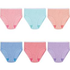Hanes Girls Tagless Ribbed Brief Pack Sizes 6-16