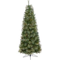 PVC Christmas Trees Nearly Natural 6.5ft. Cashmere Slim Artificial Christmas Tree 78"