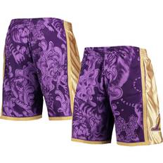 Mitchell & Ness Los Angeles Lakers NBA CNY Shorts Mens Purple/Gold Purple/Gold