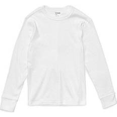 Leveret Long Sleeve Neutral Cotton Shirts - White (29022698471498)