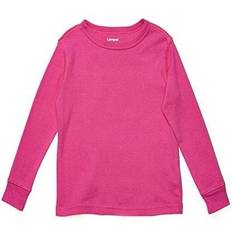 Leveret Long Sleeve Classic Color Cotton Shirts - Hot Pink (30348273549386)