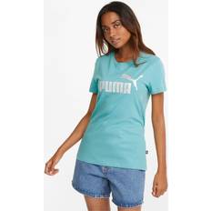 Damen T-Shirts & Tanktops Puma Essentials Metallic Logo Women's T-Shirt