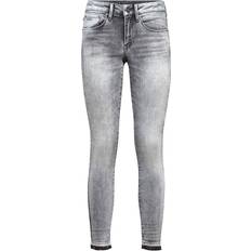 G-Star Damen - L28 - W27 Jeans G-Star 3301 Mid Skinny Ripped Ankle Jeans - Faded Seal Grey