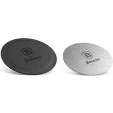 Baseus Holdere til mobile enheter Baseus Magnetic Plates for Car Holders - 2 Pack