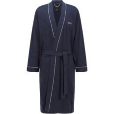 Herren Nachtwäsche HUGO BOSS Classic Kimono Bathrobes - Navy