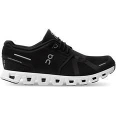 Black Running Shoes On Cloud 5 W - Black/White