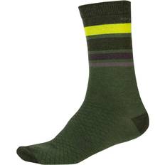 Endura Unterwäsche Endura BaaBaa Merino Stripe Socks M - Forest Green
